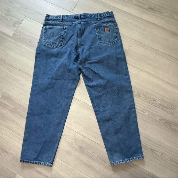 Carhartt Relaxes Fit Men’s Denim Jeans 42x30 - Picture 8 of 11